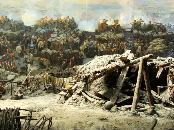 Teil der Belagerung von Sewastopol, Verteidigung von Sewastopol — Stockfoto
