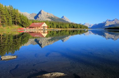 Maligne Gölü Jasper national park, Alberta, Kanada