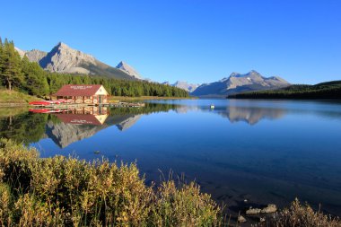 Maligne Gölü Jasper national park, Alberta, Kanada