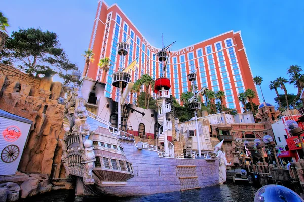 Treasure island hotel and casino, Las Vegas, Nevada — Stock Photo, Image