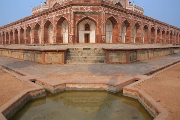Закрити подання гробниця Хумаюна, Делі, Індія — стокове фото