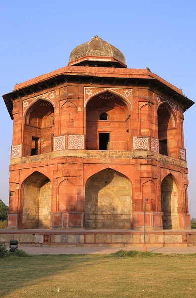 Humayuns biblioteca privada, Purana Qila, Nova Deli, Índia — Fotografia de Stock