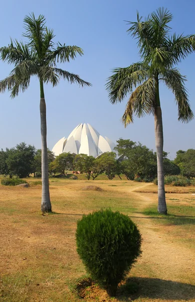 Lotus-Tempel in Neu Delhi, Indien — Stockfoto