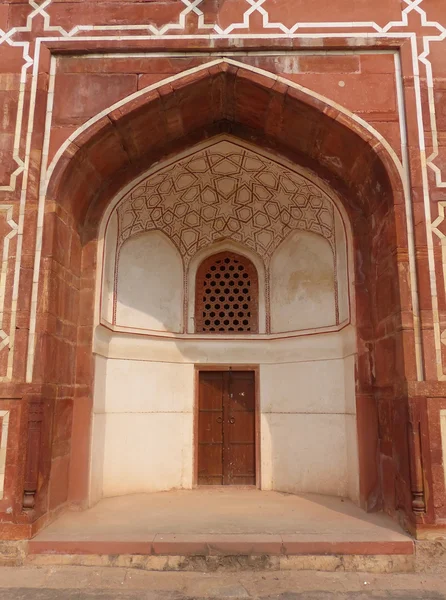 Vista cercana de la tumba de Humayun en Delhi, India — Foto de Stock