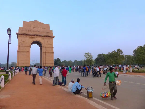 Персоналии: Ворота Индии в Нью-Дели — стоковое фото