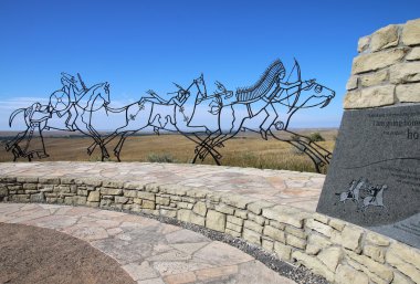 Hint anma töreninde küçük Bighorn Battlefield Ulusal Anıtı,