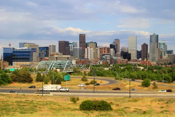 Skyline van Denver in Colorado, Verenigde Staten. — Stockfoto