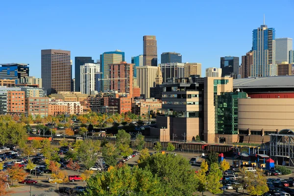 Skyline de Denver en Colorado, Estados Unidos . —  Fotos de Stock