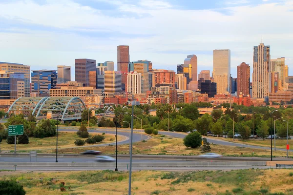 Skyline de Denver en Colorado, Estados Unidos . —  Fotos de Stock