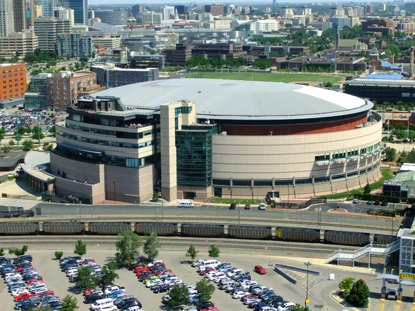 Denver, Colorado'da Pepsi Merkezi Arena. — Stok fotoğraf