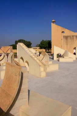 Astronomik Gözlemevi Jantar Mantar ayında Jaipur, Rajasthan, Ind