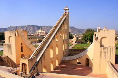 Astronomik Gözlemevi Jantar Mantar ayında Jaipur, Rajasthan, Ind