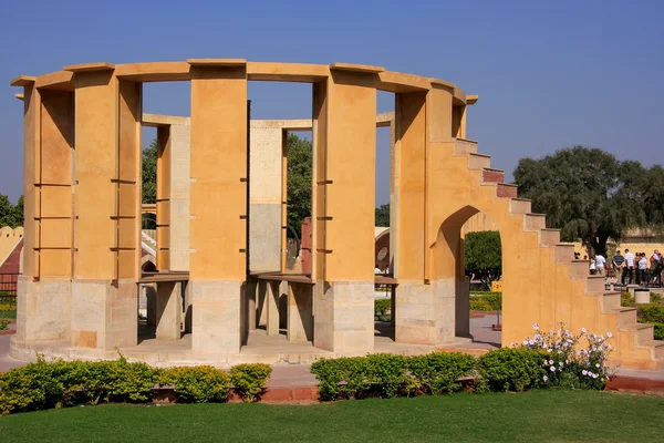 Astronomik Gözlemevi Jantar Mantar ayında Jaipur, Rajasthan, Ind — Stok fotoğraf