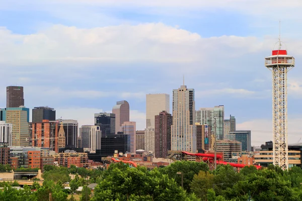 Skyline de Denver en Colorado, Estados Unidos . —  Fotos de Stock