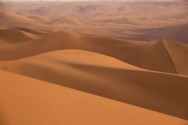 Sand dunes near Huacachina, Ica region, Peru. — Stock Photo, Image