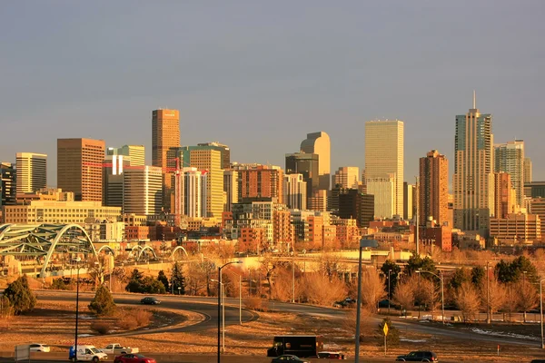 Skyline van Denver in Colorado, Verenigde Staten. — Stockfoto