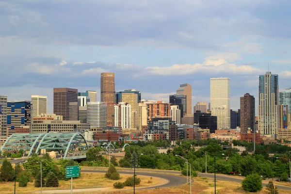 Skyline van Denver in Colorado, Verenigde Staten. — Stockfoto