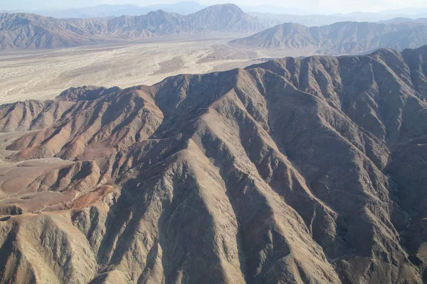 Vista aérea de Pampas de Jumana perto de Nazca, Peru . — Fotografia de Stock