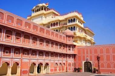 Chandra Jaipur şehir sarayda, Rajasthan, Hindistan Mahal