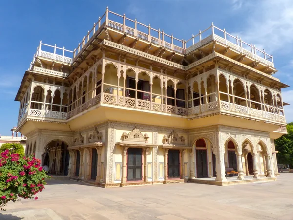 Mubarak Mahal no Palácio da Cidade de Jaipur, Rajastão, Índia — Fotografia de Stock