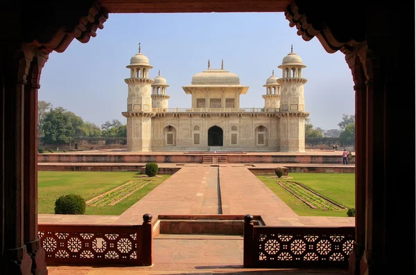 Tomba di Itimad-ud-Daulah ad Agra, Uttar Pradesh, India — Foto Stock