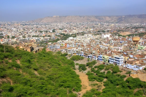 Vista da cidade de Jaipur, Rajasthan, Índia . — Fotografia de Stock