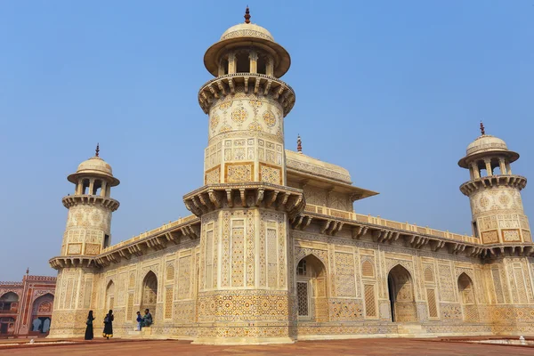 Túmulo de Itimad-ud-Daulah em Agra, Uttar Pradesh, Índia — Fotografia de Stock