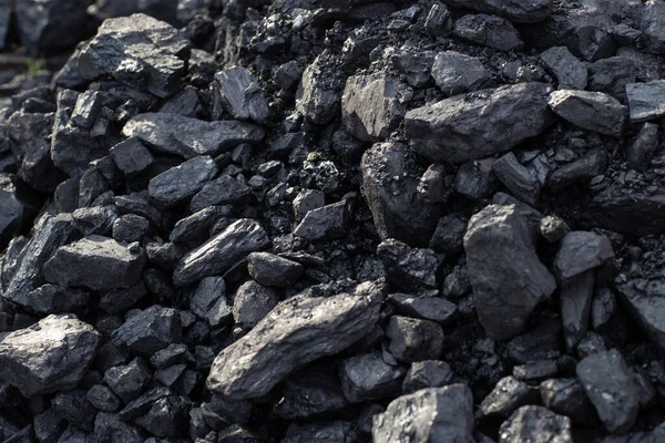 Carbón Negro Mineral Estufa Combustible Para Chimenea Fondo Textura Piedras —  Fotos de Stock