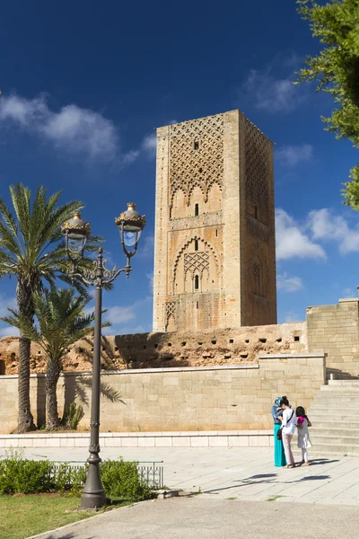 La torre de Hassan en Rabat, Marruecos — Foto de Stock