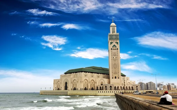 La Moschea Hassan II — Foto Stock