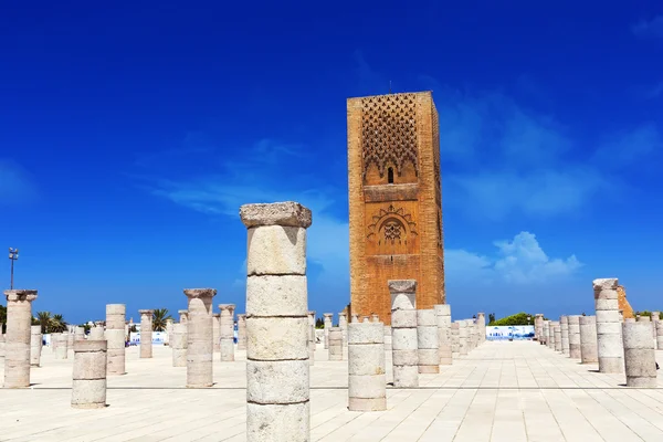 Ο Hassan πύργος στο Ραμπάτ — Φωτογραφία Αρχείου