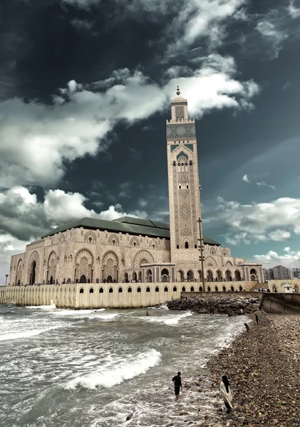 A Mesquita Hassan II — Fotografia de Stock