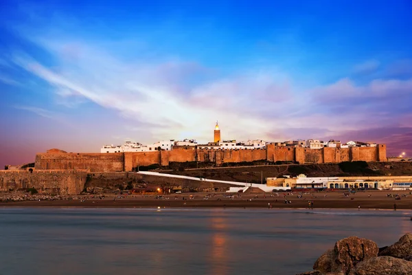Rabat bij zonsondergang — Stockfoto