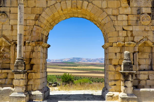 Volubilis Caracalla kapısı — Stok fotoğraf