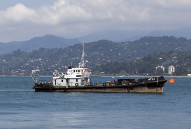 The port in Batumi, Georgia