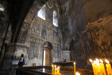 Interior of Akhtala fortress-monastery