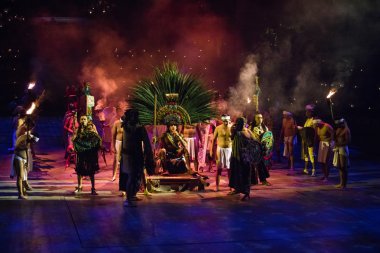 Xcaret göstermek, Meksika