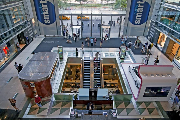 Inside Columbus Circle Time Warner Center — Stock Photo, Image