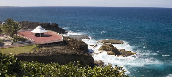 Arecibo deniz feneri arka güverte — Stok fotoğraf