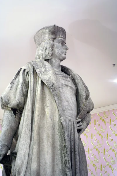 Närbild på staty av Christopher Columbus i Nyc — Stockfoto