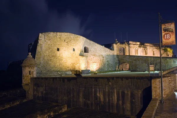 Castillo San Cristobal v San Juan, Puerto Rico — Stock fotografie