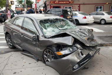 Araba enkazından Queens New York'ta