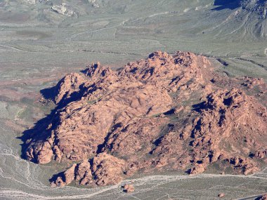 Nevada kayalık arazi