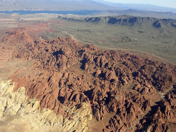 Stenig terräng Nevada nära Lake Mead — Stockfoto