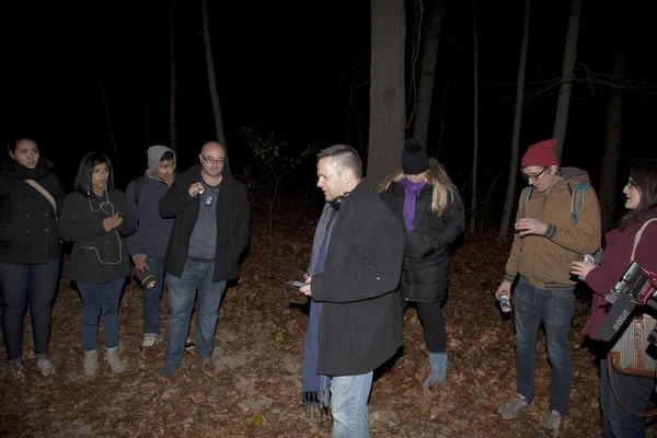 Huntington New York Usa November Members Brooklyn Paranormal Society Investigation — Stock Photo, Image