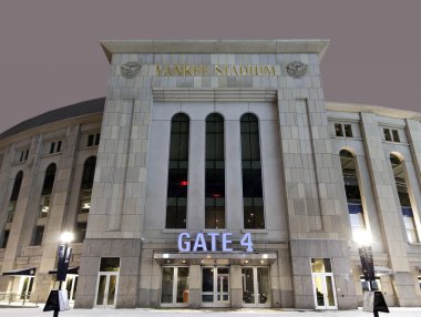 Yankee Stadyumu kış geceleri