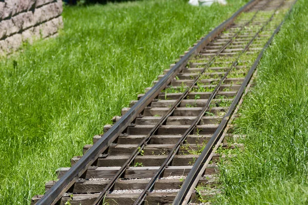 Children's railway rails — Stock Photo, Image