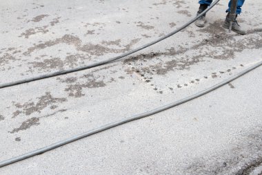 asfalt yolun değiştirilmesi