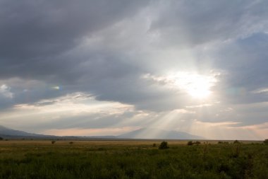 Bulutlardaki güneş