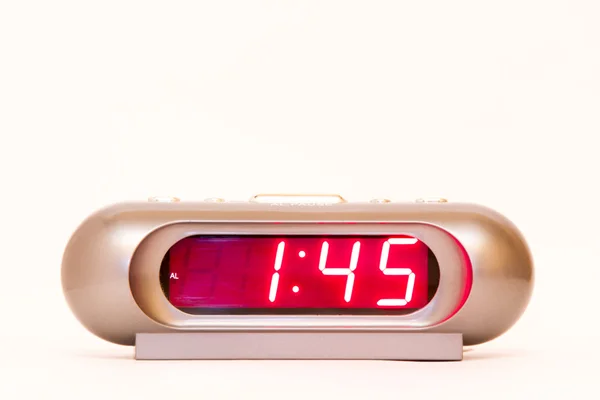 Reloj digital 1: 45 — Foto de Stock